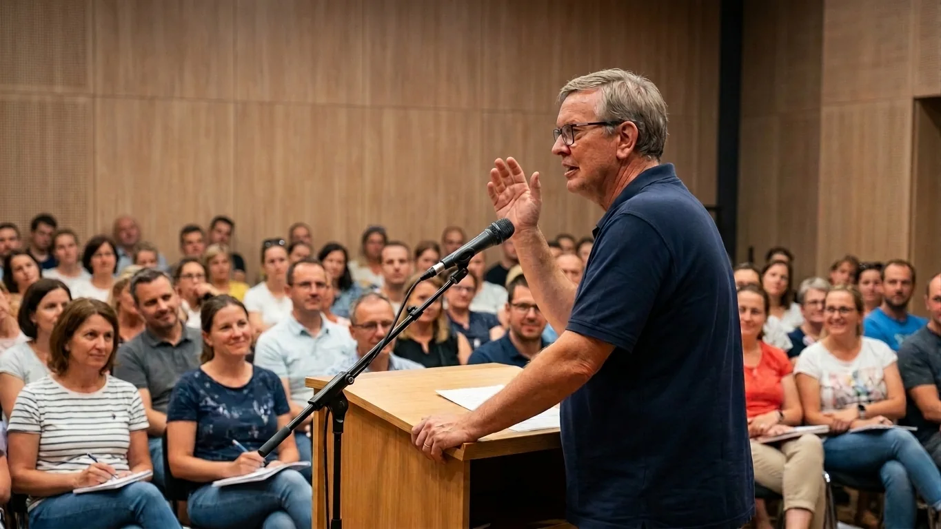 Predavanje za starše in strokovne delavce v dvorani